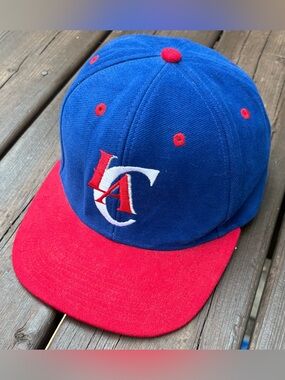 Vintage 90’s Adidas Los Angeles LA Clippers NBA Basketball SnapBack Hat OSFA EUC